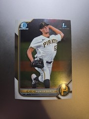 Hunter Barco 2022 Bowman Chrome 1st BDC 103 Rookie Card Pirates