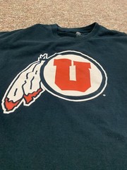 University of Utah Utes Fahrenheit 212 T Shirt Mens XL Black