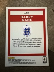 2025-26 Donruss Road to FIFA World Cup #62 Harry Kane, England