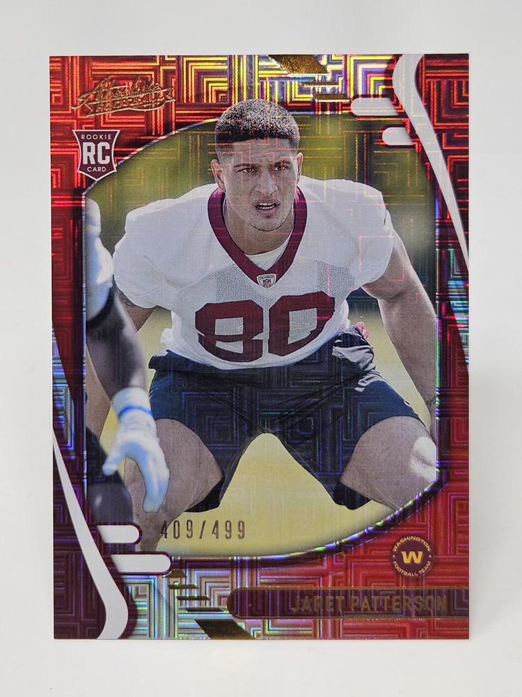 2021 Panini Absolute – Rookies Jaret Patterson #197 Red Squares /499 (RC)