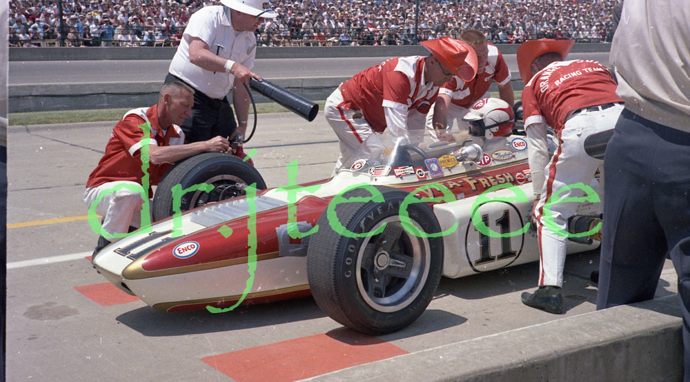 1966 INDY 500 Bobby Unser VITA-FRESH HUFFAKER – 35mm Racing Negative