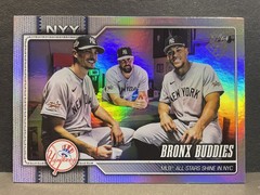2026 Topps #302 Bronx Buddies Rainbow Foil Aaron Judge NY Yankees
