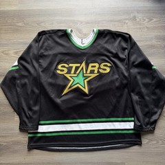 Vintage 90s Dallas Stars CCM Maska Away NHL Hockey Jersey L