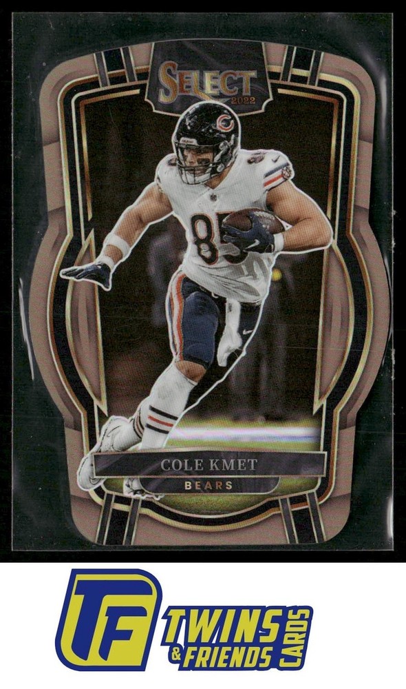 2022 Panini Select #285 Cole Kmet Copper Prizm Die Cut #/99