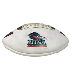UTSA Roadrunners Official Size Inflatable 13lbs Adidas Brown And White Football