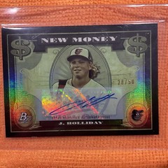 Jackson Holliday 2023 Bowman Platinum #NM13 New Money-Autograph 28/50 Orioles