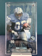 1998 Barry Sanders NFL QB Club Oversized Card Detroit Lions 0417/1000