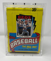 Premium Acrylic Display Case Magnetic Lid FITS 1986 Topps Baseball Wax Pack Box