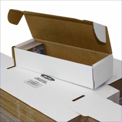 Lot of 5 BCW 5000 ct Cardboard Baseball Card SUPER MONSTER 5-Row Storage Boxes