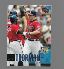 Scott Thorman 2006 Upper Deck Update Series Rookie Card #1012 Atlanta Braves