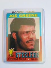 1971 Topps Joe Greene Rookie #245 football card Pittsburgh Steelers