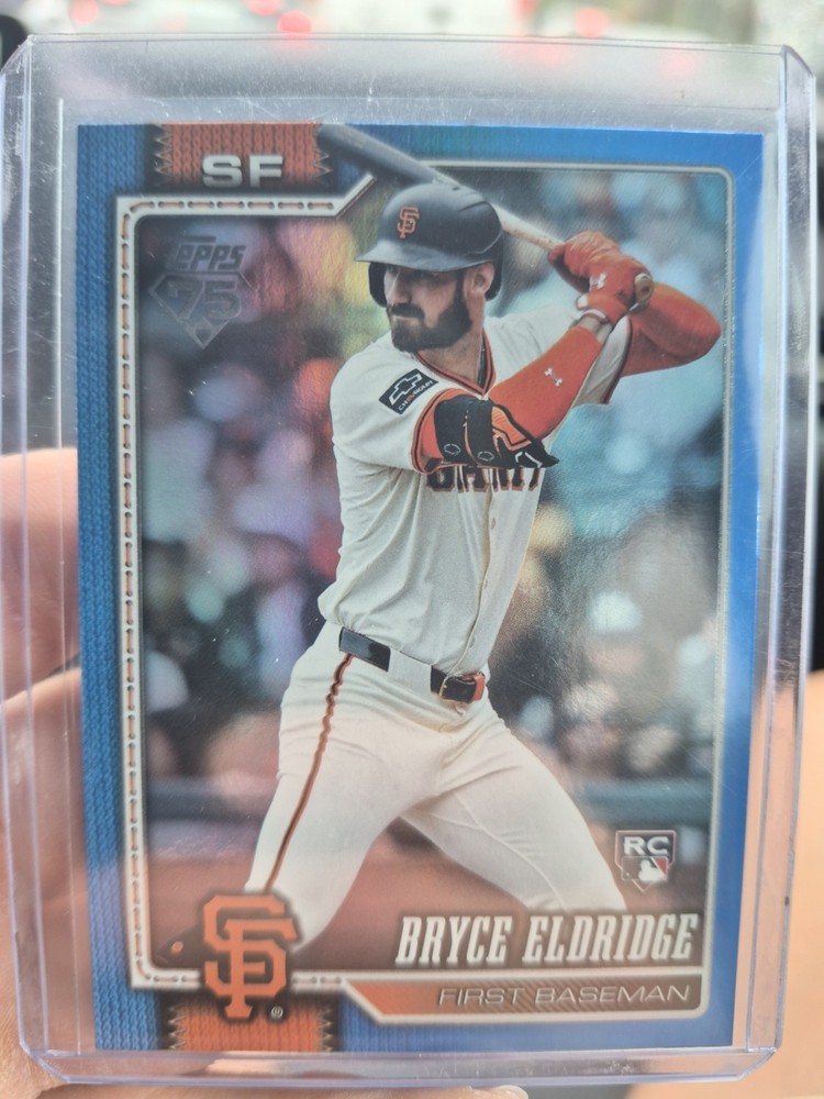 Bryce Eldridge 2026 Topps 75 Refractor /150 Card #406