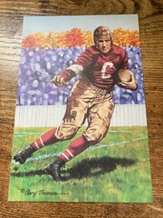 GOAL LINE ART PROOF CARD JOE GUYON 13/50