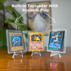 200 ct Toploader With Sealable Flap – TCGHalo 3×4 Resealable Top Loader 35pt
