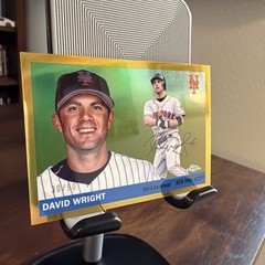 2025 Topps Chrome Platinum David Wright True Gold /50 #483