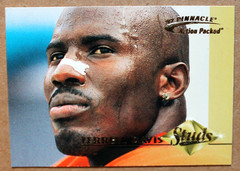 1997 Action Packed Terrell Davis Studs /1500 Card 7 of 9 with Ear Stud