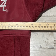 Alabama Crimson Tide Jacket Zip Up Fleece Kids Youth 10-12 Medium Pockets NCAA