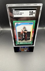 2024 Panini Donruss – Rated Rookie Michael Penix Jr. #308 Press Proof Green (RC)