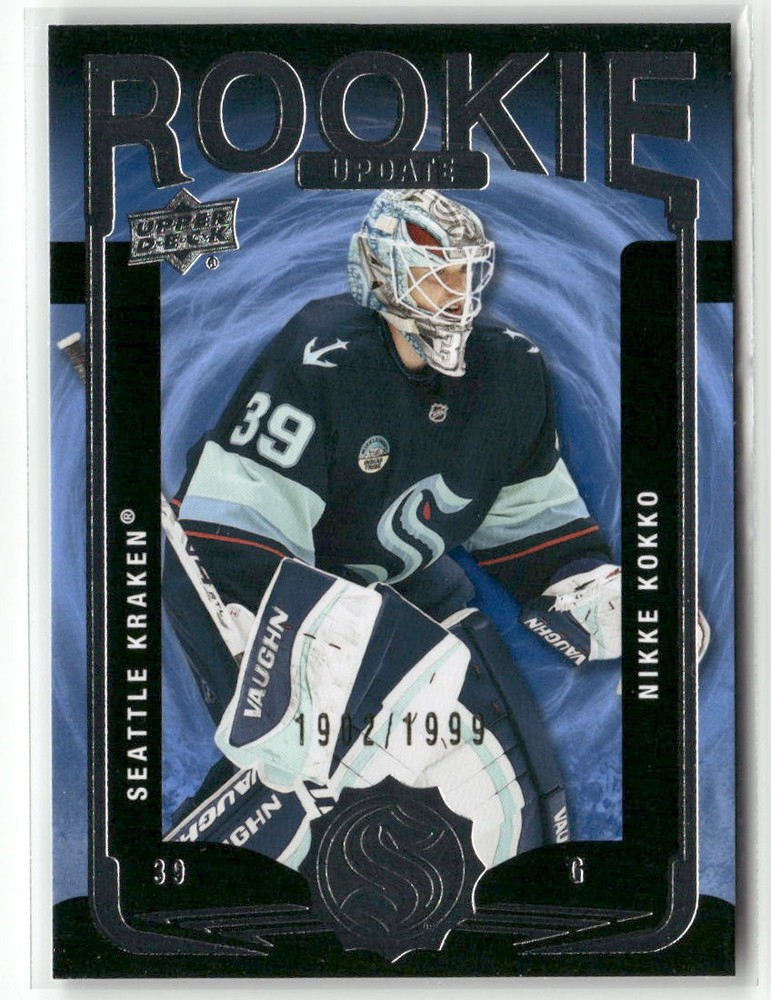 2025-26 Upper Deck #RU-39 Nikke Kokko Rookie Update 1902/1999
