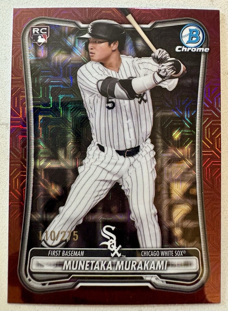MUNETAKA MURAKAMI 2026 Bowman Chrome Burgundy Mojo Refractor /275 (RC) White Sox