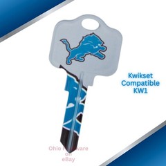 Detroit Lions NFL Team Keys Available for Kwikset or Schlage Locks