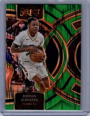 2023-24 Panini Select #124 Jordan Hawkins Green Shock Prizms