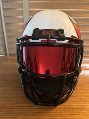 Rob Gronkowski Signed Tampa Bay Buccaneers Football Helmet JSA Authenticated