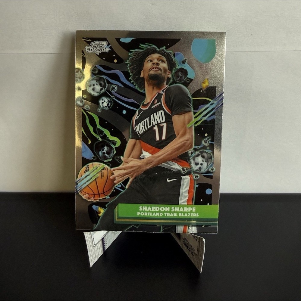Topps Cosmic Chrome 2025-26 Shaedon Sharpe Chrome #168 Portland Trail Blazers