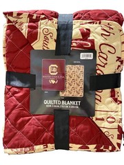 NCAA SOUTH CAROLINA GAMECOCKS lightweight Quilted Blanket 60″x80″ Reversible