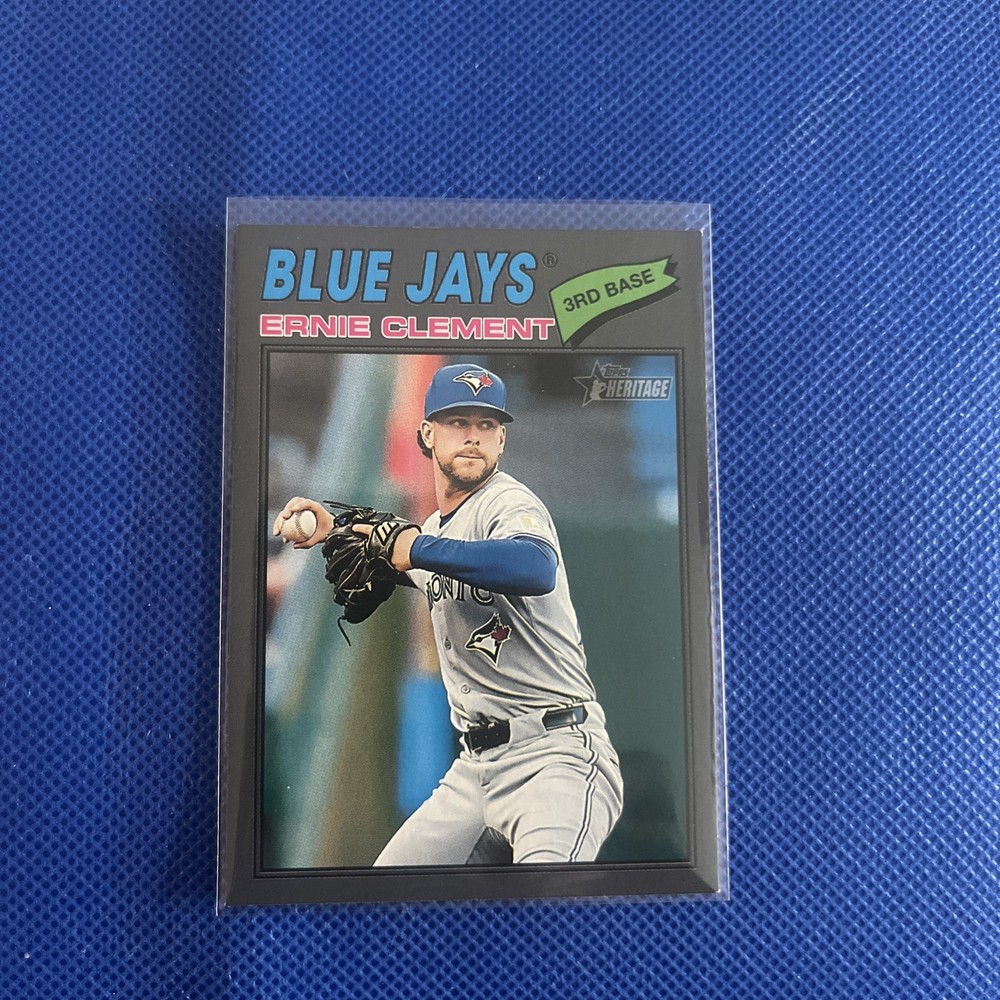 2026 Topps Heritage Ernie Clement Dark Gray Border #21 (SP)