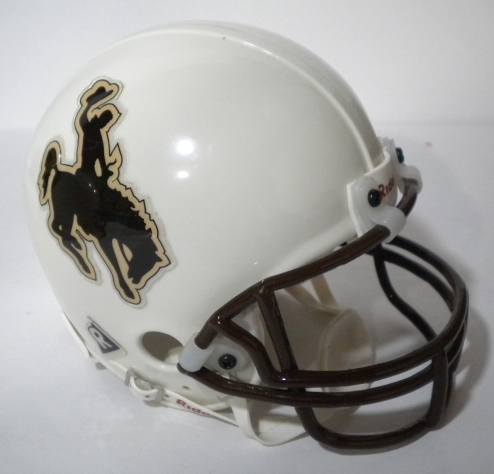 Wyoming Cowboys Riddell 3 5/8 Mini Helmet College Football WU University