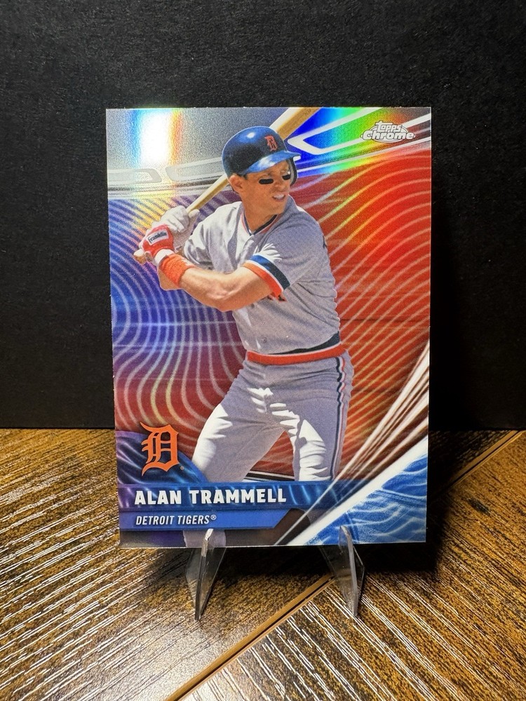 2026 Topps Chrome Alan Trammell Rivals Away #RVA-19 Detroit Tigers