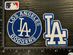 LOS ANGELES DODGERS LOT SET OF 3 MLB BASEBALL IRON ON PATCHES