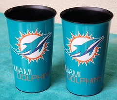 MIAMI DOLPHINS – 2 – “2024 HOME SEASON” – HARD ROCK STADIUM CUPS – NFL GO FINS!