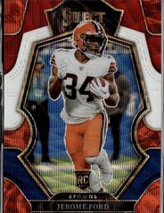 2022 Panini Select Jerome Ford Red White & Blue Tri-Color Rookie /199 Browns 124