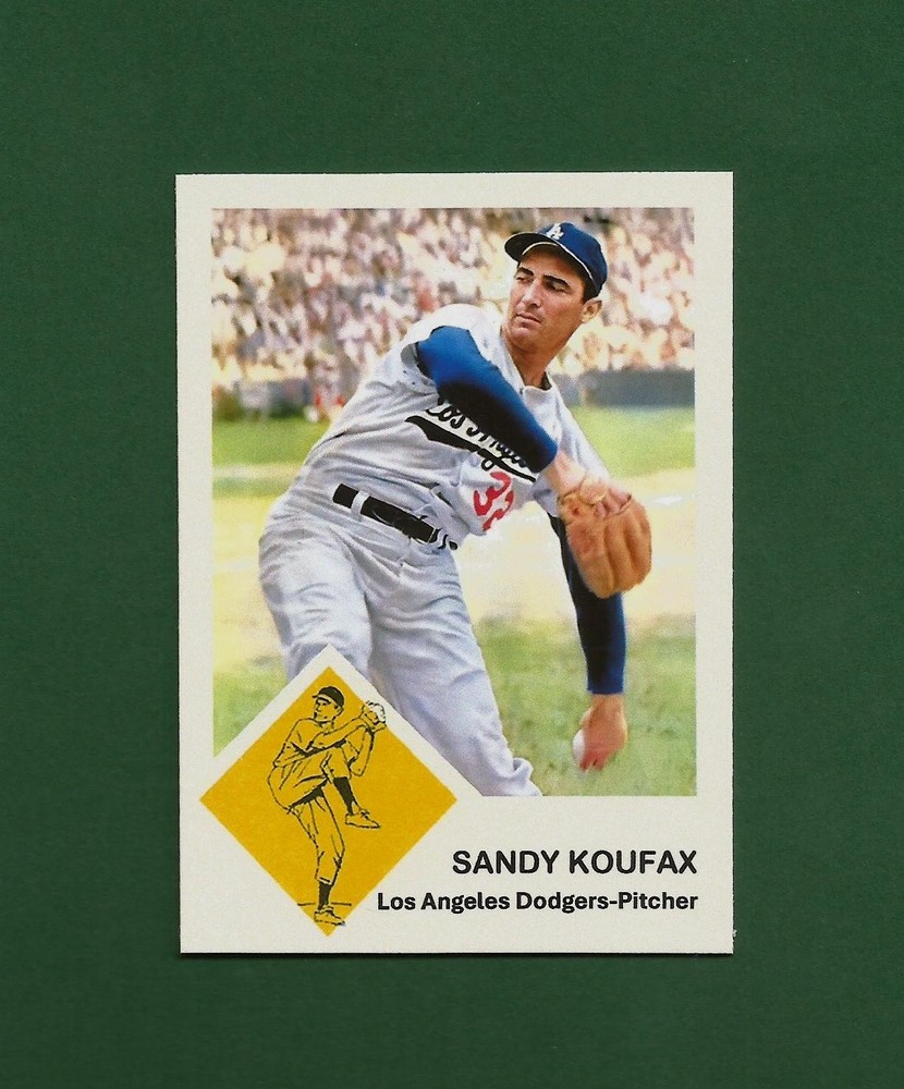Dodgers card Lot (3) Johnny Podres Sandy Koufax Don Sutton 1980’s-2020’s