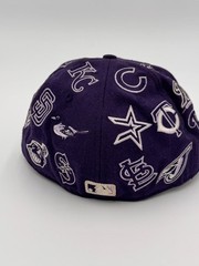 New Era 59FIFTY MLB “Batter Up” “All Over” Team Logos Cap, Fitted Size: 7 1/8