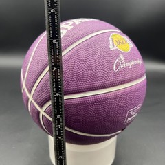 Vtg Spalding/LA LAKERS NBA Souvenir/Kid Toy Mini 7″ Basketball; Purple/Yellow