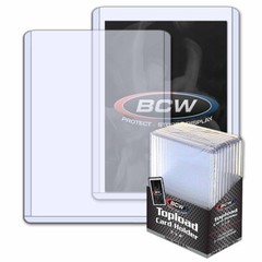 Variety Pk – BCW Toploaders 108 Pt; Penny Sleeves Standard & Thick READ!