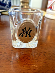 New York Yankee shot glass