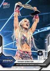 Tiffany Stratton Women’s Champion 2026 WWE Topps NOW Card 53
