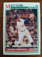 MATT STARK CHICAGO WHITE SOX 1991 SCORE ROOKIE PROSPECT BASEBALL #751