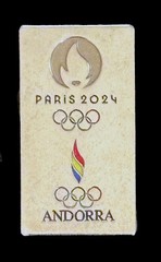 Great-looking Paris 2024 Summer Olympics – Andorra NOC Pin