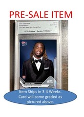 Presale 2025 Topps Now Ashton Jeanty Draft Pick 6 Rookie TCC Graded Gem Mint 10