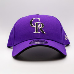 Colorado Rockies Baseball Hat New Era 9Forty Authentic Purple MLB Cap