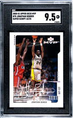 Jonathan Bender 2000-01 Upper Deck MVP Super Script 10/25 SGC 9.5 Pacers