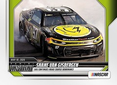 Shane van Gisbergen ROAD DOMINANCE 2026 Panini Instant NASCAR #40 card 1 of 94