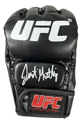 Justin Gaethje The Highlight Signed UFC Boxing Glove Beckett COA