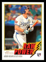 2026 Topps Heritage Jac Caglianone Raw Power RC #RP-JC