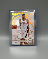 VICTOR WEMBANYAMA WEMBY RARE GOLD WHITE REFRACTOR FOIL SPORTS CARD SPURS MINT